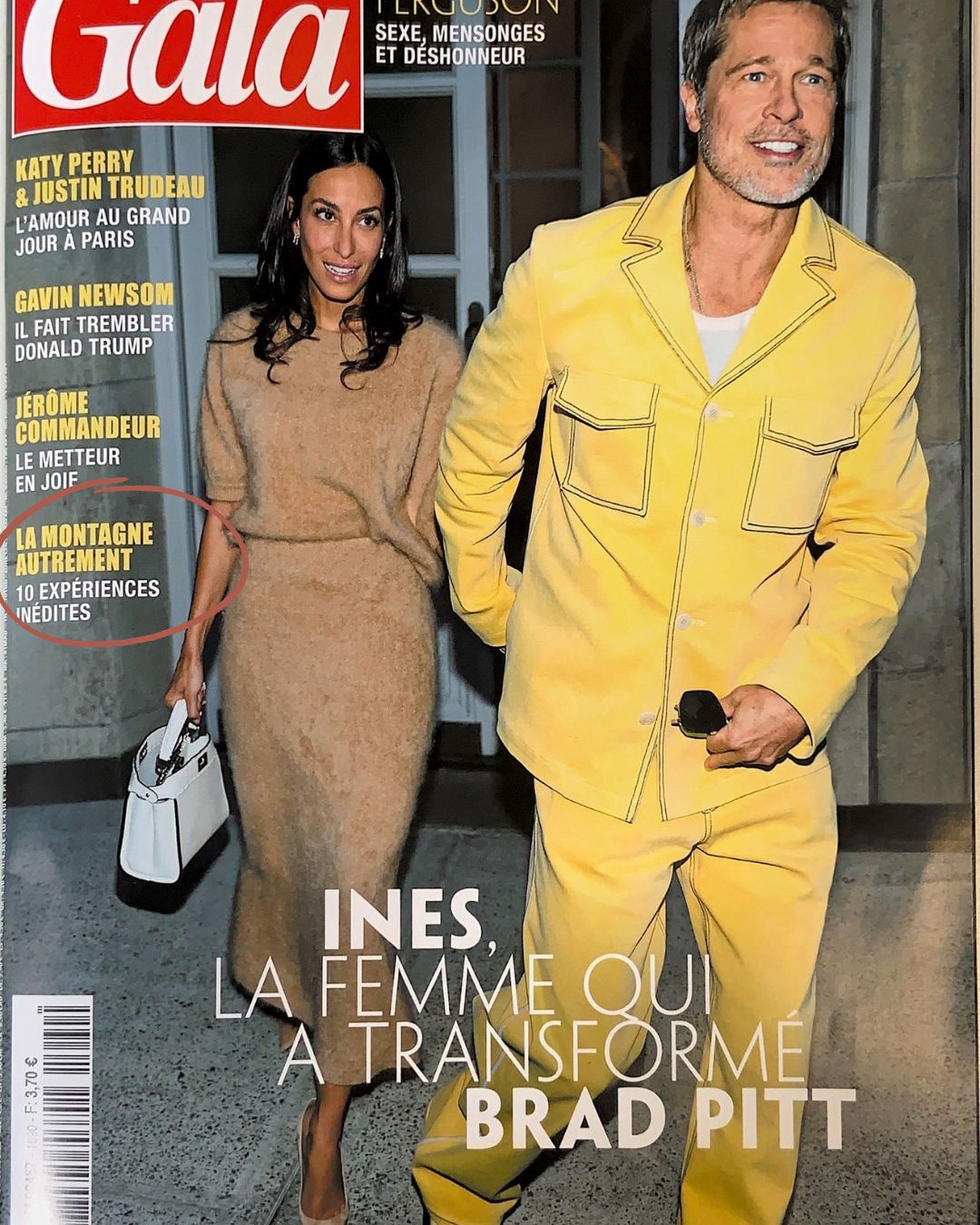 gala-magazine evoquant le Chalet Mont Plaisir - location de vacances à Samoëns Couverture de Gala Magazine avec interview Chalet d'alpage Mont Plaisir